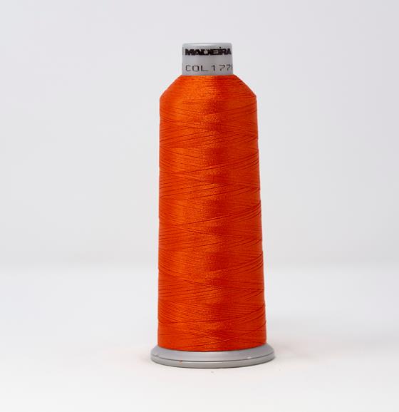 Carrot Orange Color, Polyneon Machine Embroidery Thread, (#40 Weight, Ref. 1778), Various Sizes by MADEIRA