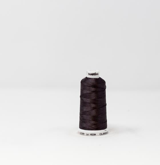 Charcoal Gray Color, Classic Rayon Machine Embroidery Thread, (#40 Weight, Ref. 1239), Various Sizes by MADEIRA