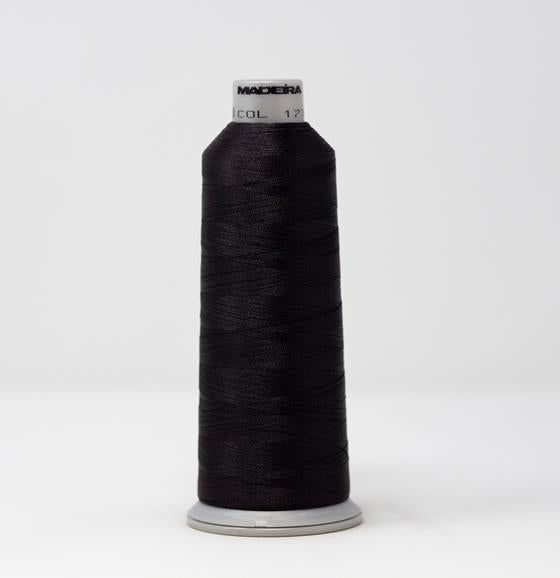 Charcoal Color, Polyneon Machine Embroidery Thread, (#40 Weight, Ref. 1739), Various Sizes by MADEIRA
