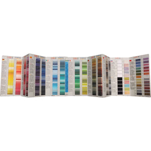 Color Card  (Classic Rayon Embroidery Thread)  by MADEIRA