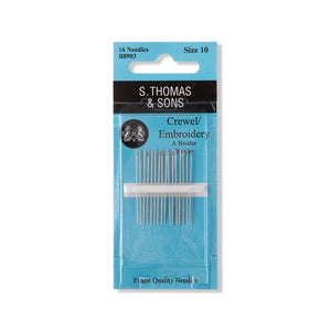 Crewel / Embroidery (Size 10), Hand Sewing Needles by S. Thomas & Sons®