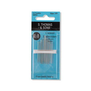 Crewel / Embroidery (Size: 3-9), Hand Sewing Needles by S. Thomas & Sons®
