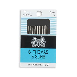 Crewel / Embroidery (Size 3), Hand Sewing Needles by S. Thomas & Sons®