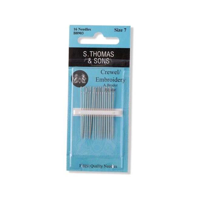 Crewel / Embroidery (Size 7), Hand Sewing Needles by S. Thomas & Sons®