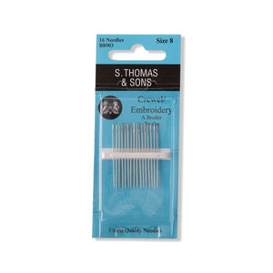 Crewel / Embroidery (Size 8), Hand Sewing Needles by S. Thomas & Sons®