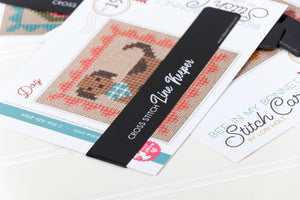 Cross Stitch Magnetic Line Keepers by It's Sew Emma