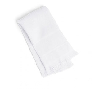 Towels to Cross Stitch:  Guest Towel (White), DMC Charles Craft Maxton