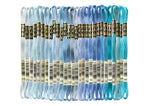 Load image into Gallery viewer, Six Strand Floss, DMC  (Light Blue Colors) 100% Cotton
