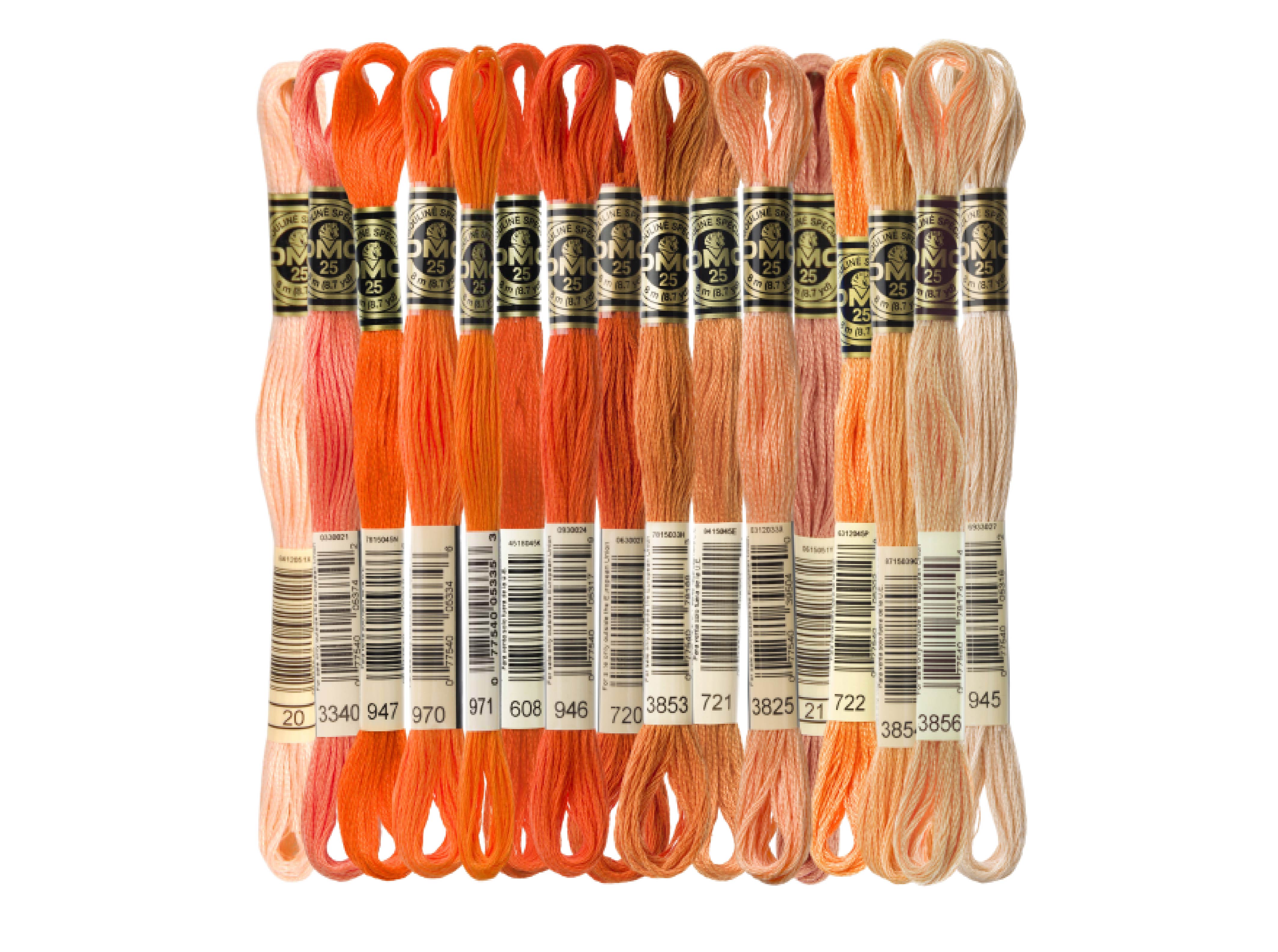 DMC Stranded Cotton - 970 - Lazy Daisy Needlework