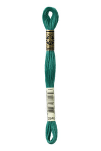 Six Strand Floss, DMC  (Teal Colors) 100% Cotton