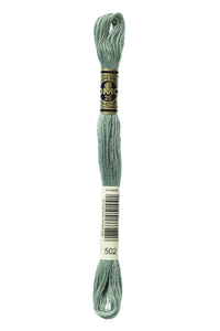 Six Strand Floss, DMC  (Teal Colors) 100% Cotton