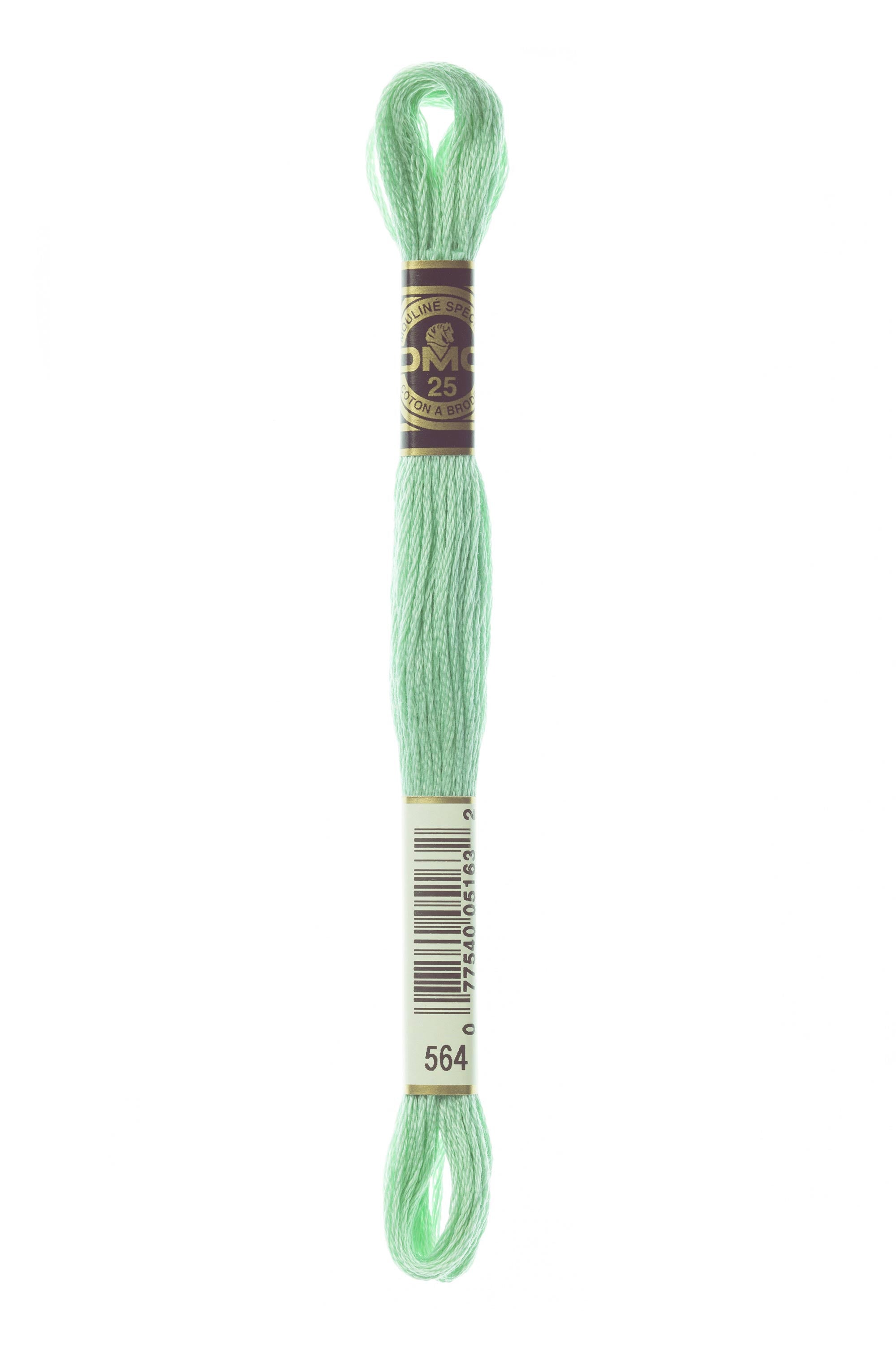 Six Strand Floss, DMC  (Light Green Colors) 100% Cotton