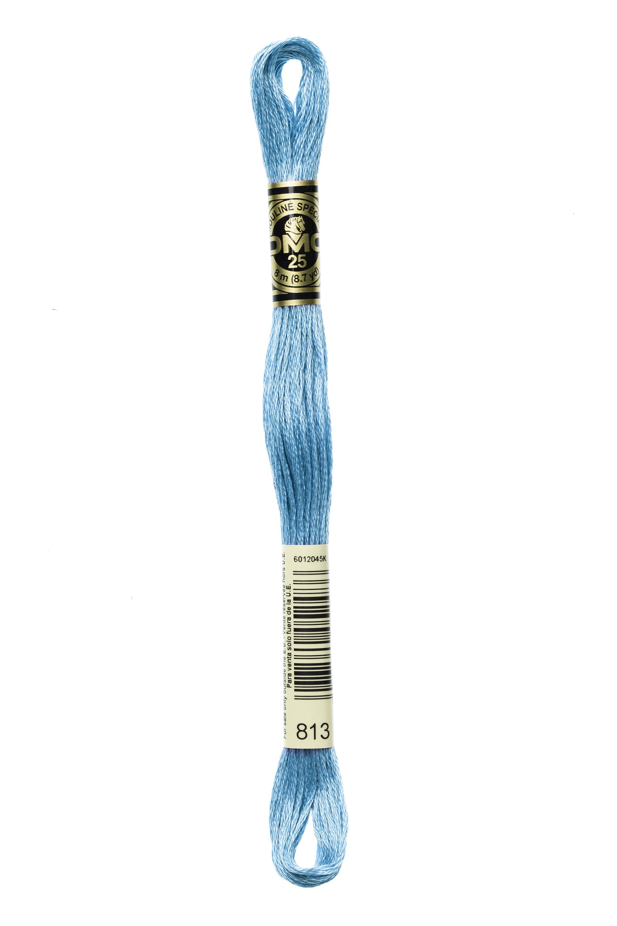 Six Strand Floss, DMC  (Light Blue Colors) 100% Cotton