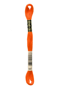Six Strand Floss, DMC  (Orange Colors) 100% Cotton