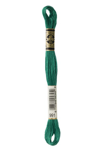 Six Strand Floss, DMC  (Teal Colors) 100% Cotton