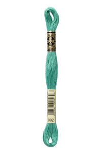 Six Strand Floss, DMC  (Teal Colors) 100% Cotton