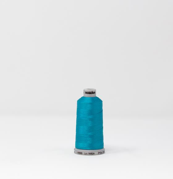Blue Green Color, Polyneon Machine Embroidery Thread, (#40 Weight, Ref ...