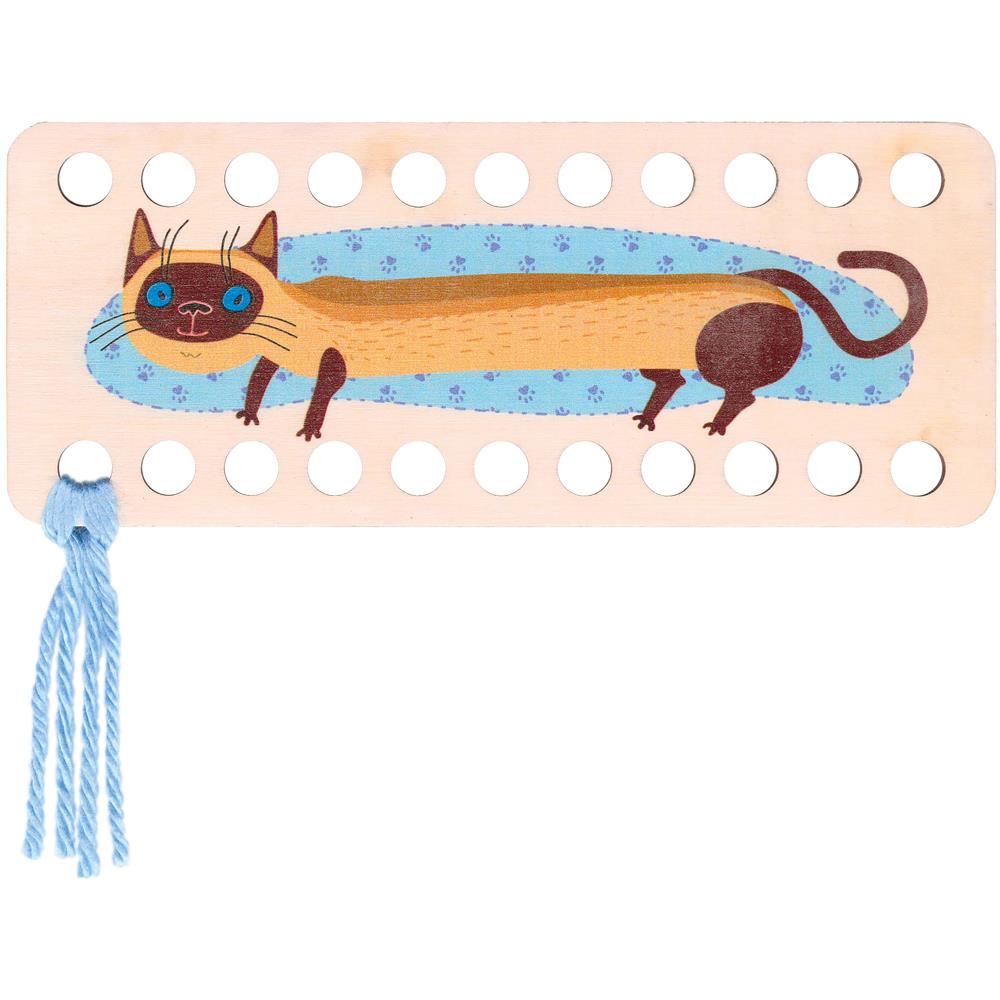 Wood Thread Organizers with Cats Designs  by   RTO Buratini