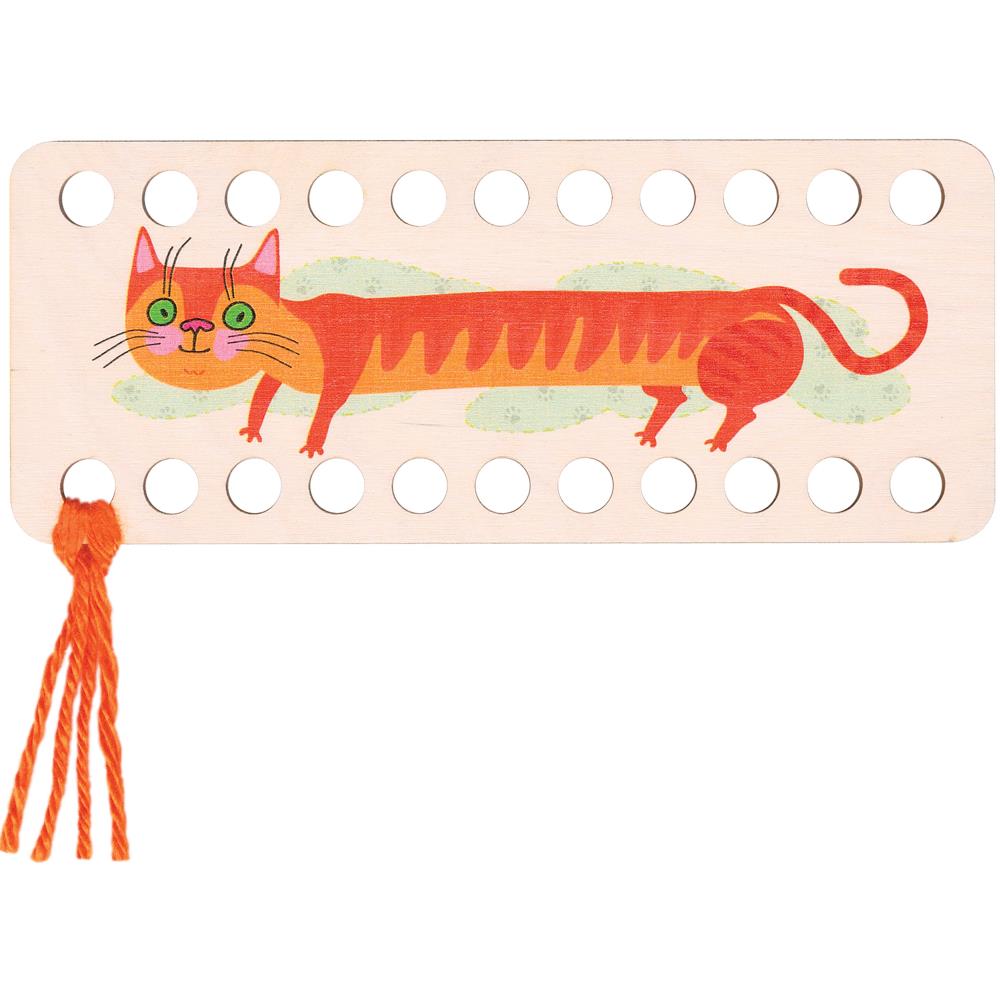 Wood Thread Organizers with Cats Designs  by   RTO Buratini