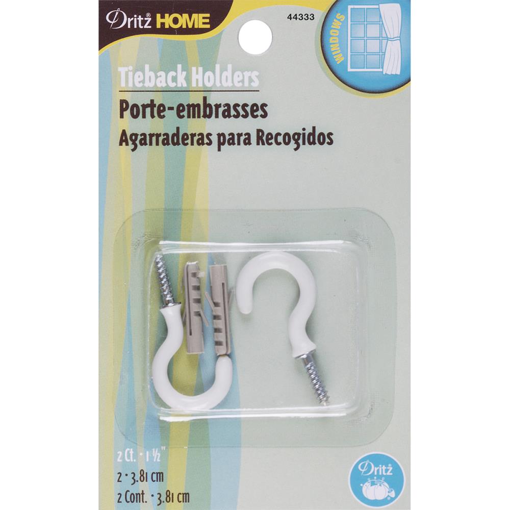 Tieback Holders 1.5",   (2/Pkg), Dritz