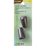 Load image into Gallery viewer, Wood Cord Pulls (2 p/Pkg), Various Colors, Dritz

