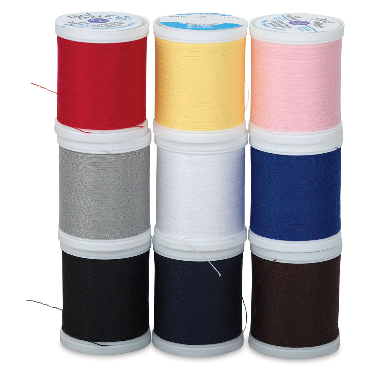 9 Spools Multipack, Dual Duty XP,  All Purpose Threads,  125 yards by Coats