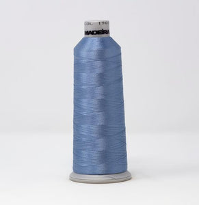 Dusty Blue Gray Color, Polyneon Machine Embroidery Thread, (#40 Weight, Ref. 1960), Various Sizes by MADEIRA