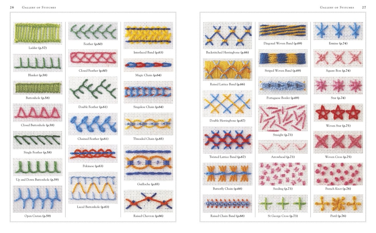 Embroidery: A Step-by-Step Guide to More than 200 Stitches by Lucinda ...