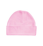 Load image into Gallery viewer, Embroidery Baby Beanie Cap, 100% Cotton, Pink
