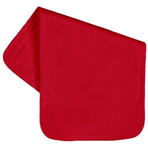 Embroidery Blank, Baby Burp Cloth (Red)