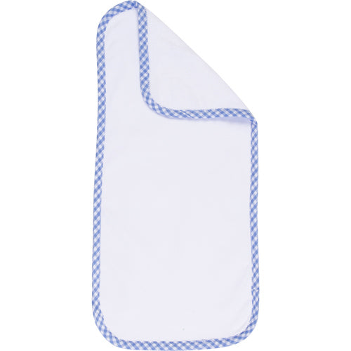 Embroidery Blank, Baby Burp Cloth with Blue Gingham Border – Blanks for  Crafters