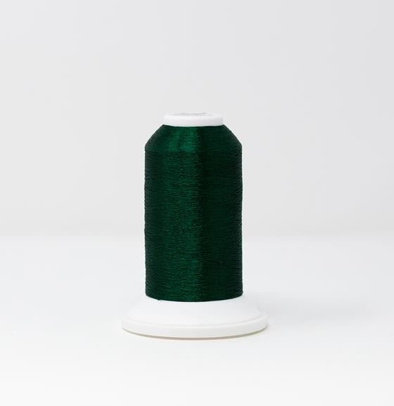 Emerald Color, CR Metallic Soft Touch Polyester, Machine Embroidery Thread, (#40 Weight, Ref. 4258), 2700 yd Cone by MADEIRA