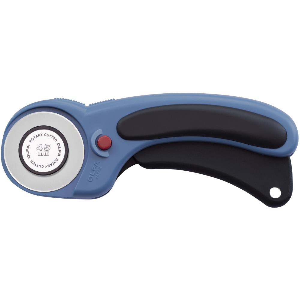 Ergonomic Rotary Cutter (Pacific Blue Color), 45mm by OLFA