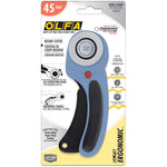 Load image into Gallery viewer, Ergonomic Rotary Cutter (Pacific Blue Color), 45mm by OLFA
