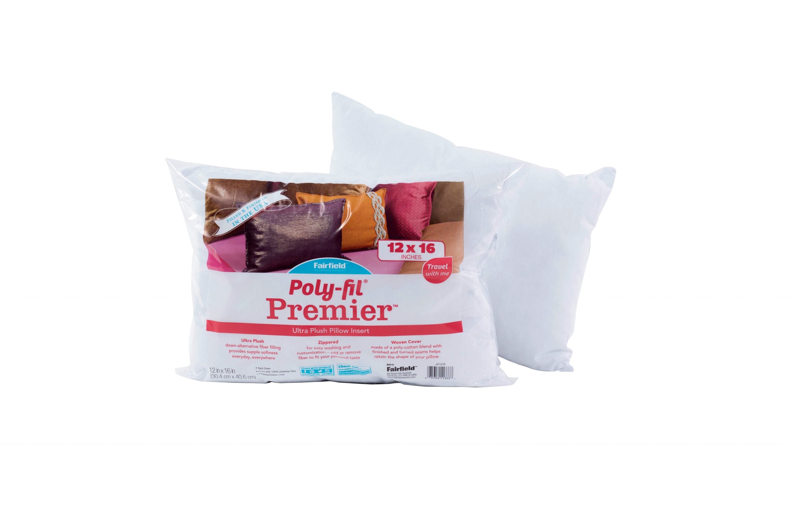 Fairfield Polyester (Rectangular) Pillow Inserts, Various Sizes