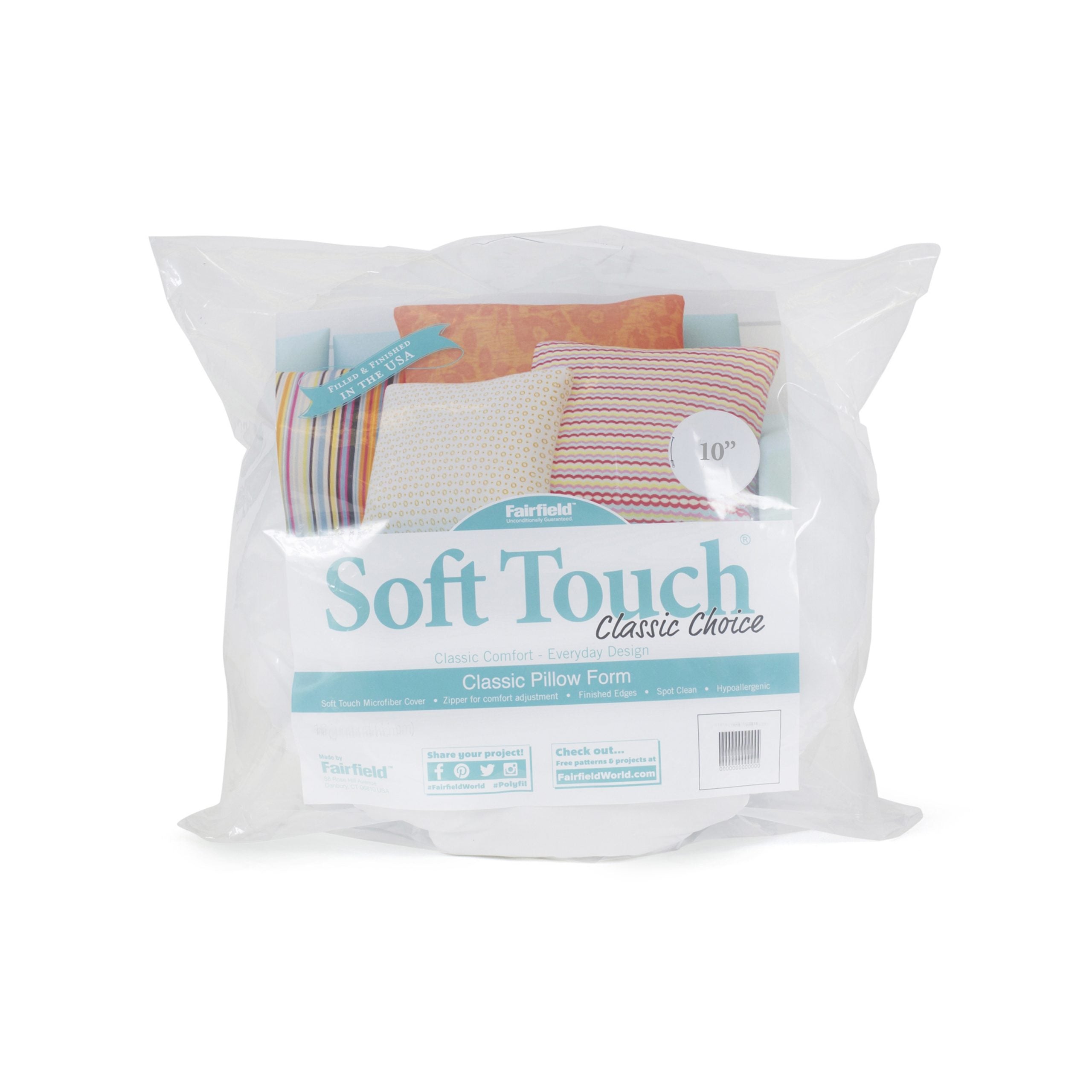 Fairfield Soft Touch Pillow Insert 16 in. Round