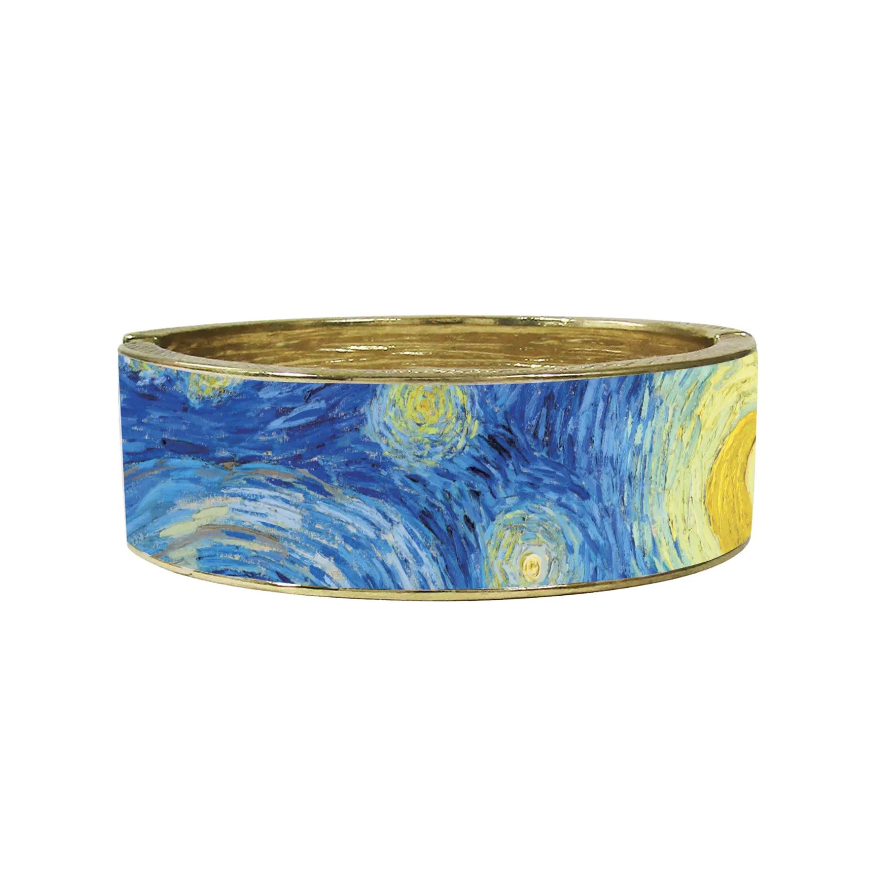 Fine Art Cuff Bracelet,     "Starry Night" by Vincent Van Gogh