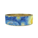 Load image into Gallery viewer, Fine Art Cuff Bracelet,     &quot;Starry Night&quot; by Vincent Van Gogh
