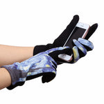 Load image into Gallery viewer, Fine Art Women&#39;s Fashion Gloves,     &quot;Starry Night&quot; by Vincent Van Gogh
