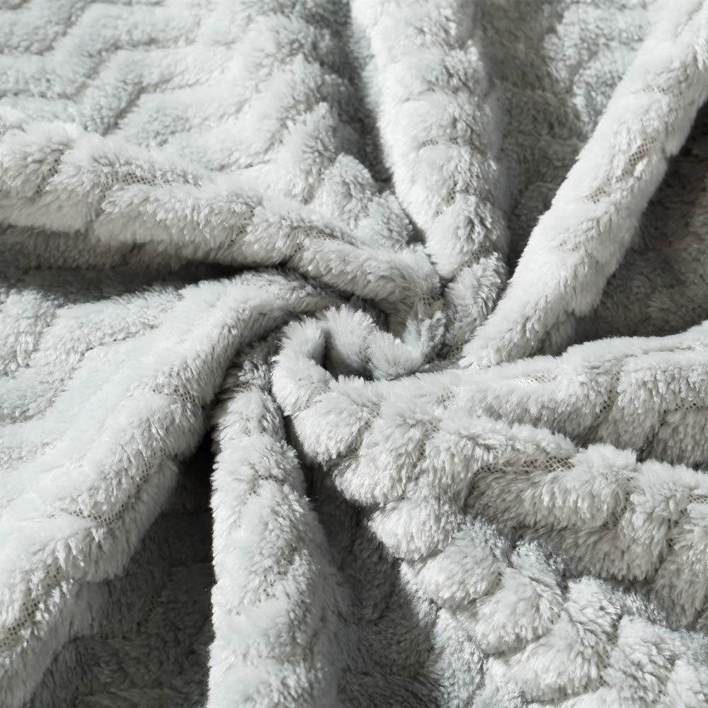 Fleece Infant Blanket, 30 x 40 in, Grey Color