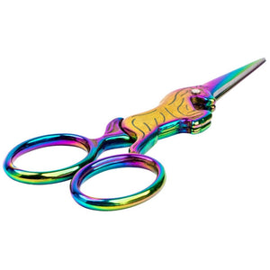 Forged Unicorn Embroidery Scissors (Spectrum Finish) 4" by Singer