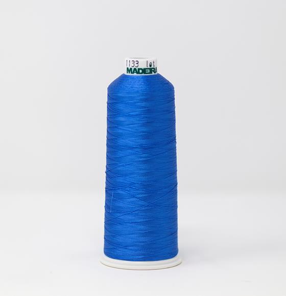 Forget Me Not Blue Color, Classic Rayon Machine Embroidery Thread, (#40 / #60 Weights, Ref. 1133), Various Sizes by MADEIRA