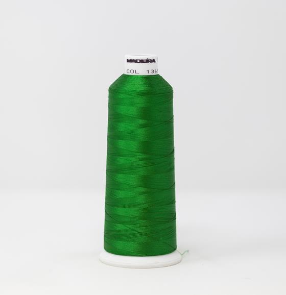 Fresh Pine Green Color, Classic Rayon Machine Embroidery Thread, (#40 Weight, Ref. 1369), Various Sizes by MADEIRA