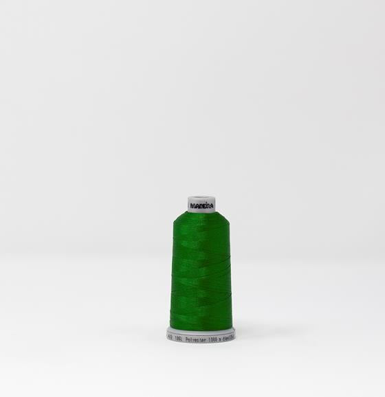Fresh Pine Green Color, Polyneon Machine Embroidery Thread, (#40 Weigh ...