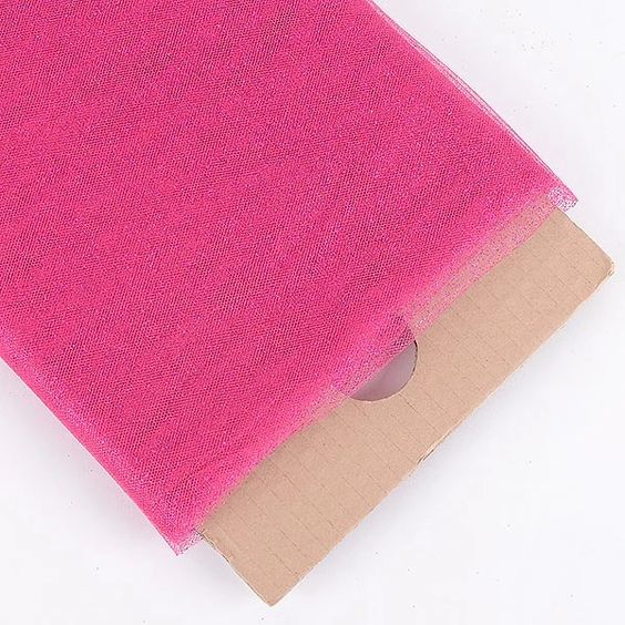 54 Tulle Fabric Bolt - Hot Pink