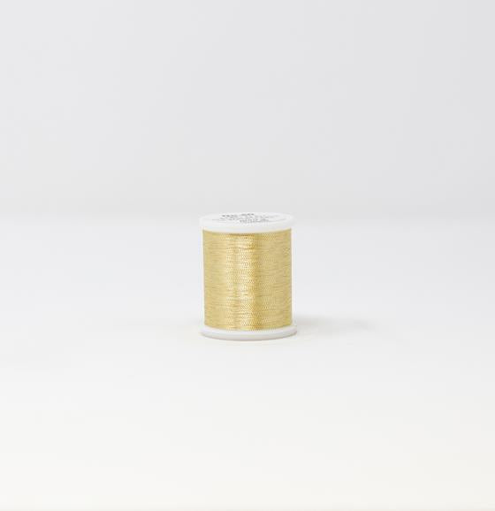 Gold 2, FS Smooth Metallic Machine Embroidery Thread, (#40 Weight, Ref. 4002), 1100 yd Spool by MADEIRA