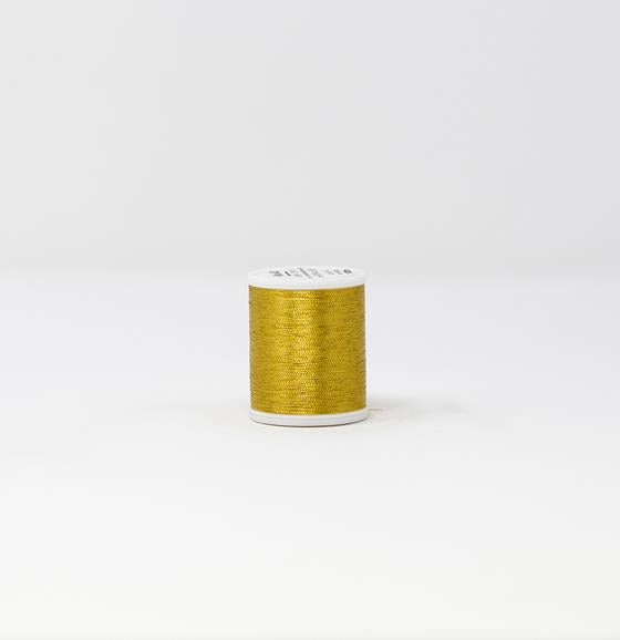 Gold 4, FS Smooth Metallic Machine Embroidery Thread, (#40 Weight, Ref. 4004), 1100 yd Spool by MADEIRA