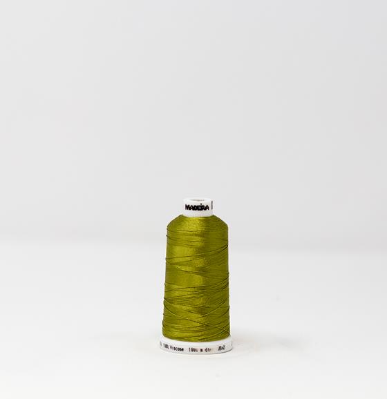 Guacamole Yellow Green Color, Classic Rayon Machine Embroidery Thread, (#40 / #60 Weights, Ref. 1106), Various Sizes by MADEIRA
