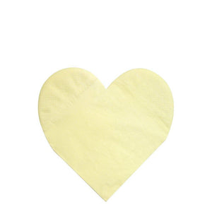 Heart-Shaped Napkins (Large),  Pack of 20