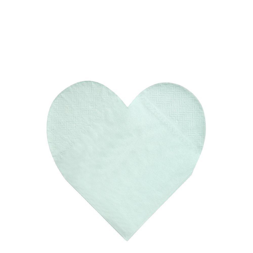 Heart-Shaped Napkins (Large),  Pack of 20
